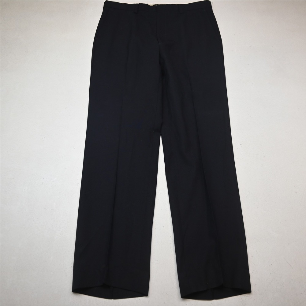 Vtg USA Made Pendleton 34x34 Navy Blue 100% Wool Classic Dress Mens Pants